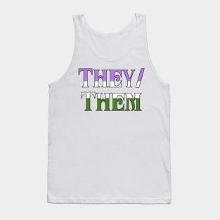 Genderqueer They/Them Tank Top